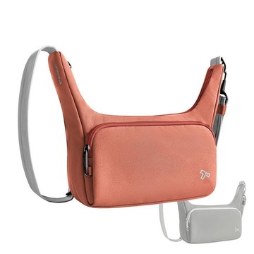 Travelon Voyages防盜斜背包(TL-43671)(美國防盜包/拉鍊扣環/側背包/肩背包/防竊包)