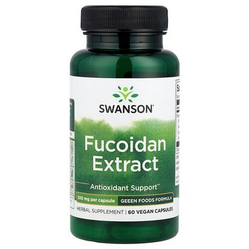 Swanson Vitamins, 褐藻糖膠提取物全素膠囊，500 毫克，60 粒