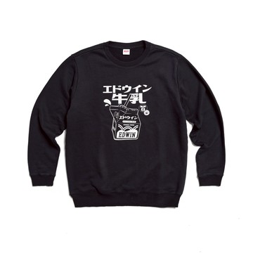 EDWIN｜中性｜營養牛乳長袖T恤