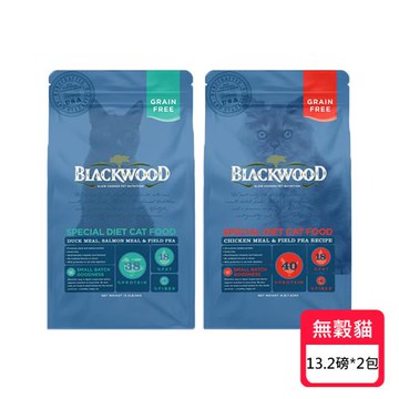 Blackwood柏萊富 無穀系列貓糧-13.2磅(6kg) X 2包