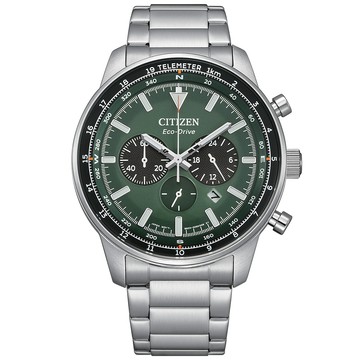 CITIZEN Chronograph 光動能 時尚計時腕錶 錶 手錶 送禮 CA4500-91X