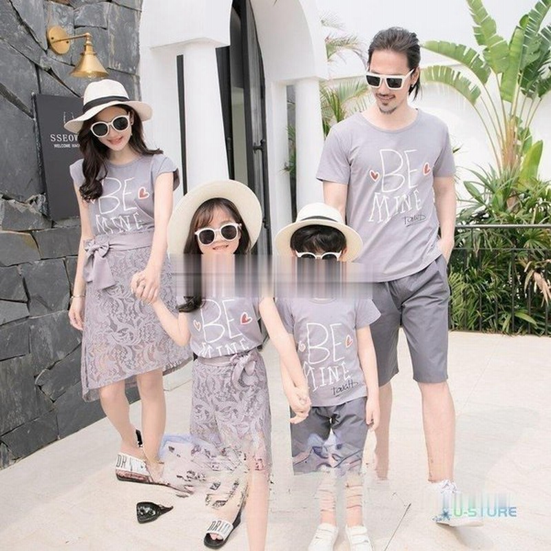 親子ペアルック ベビー 親子お揃い Tシャツ パンツ ワンピース チュールスカート ベビーロンパース パパ ママベビー おそろい 親子コーデ 家族 大きいサイズ 通販 Lineポイント最大0 5 Get Lineショッピング