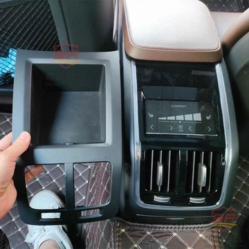 適用於VOLVO 配件 適用於VOLVO富豪17-25款S90後排空調出風口內飾裝飾改裝魚缸高配升級 車子配件汽車好物