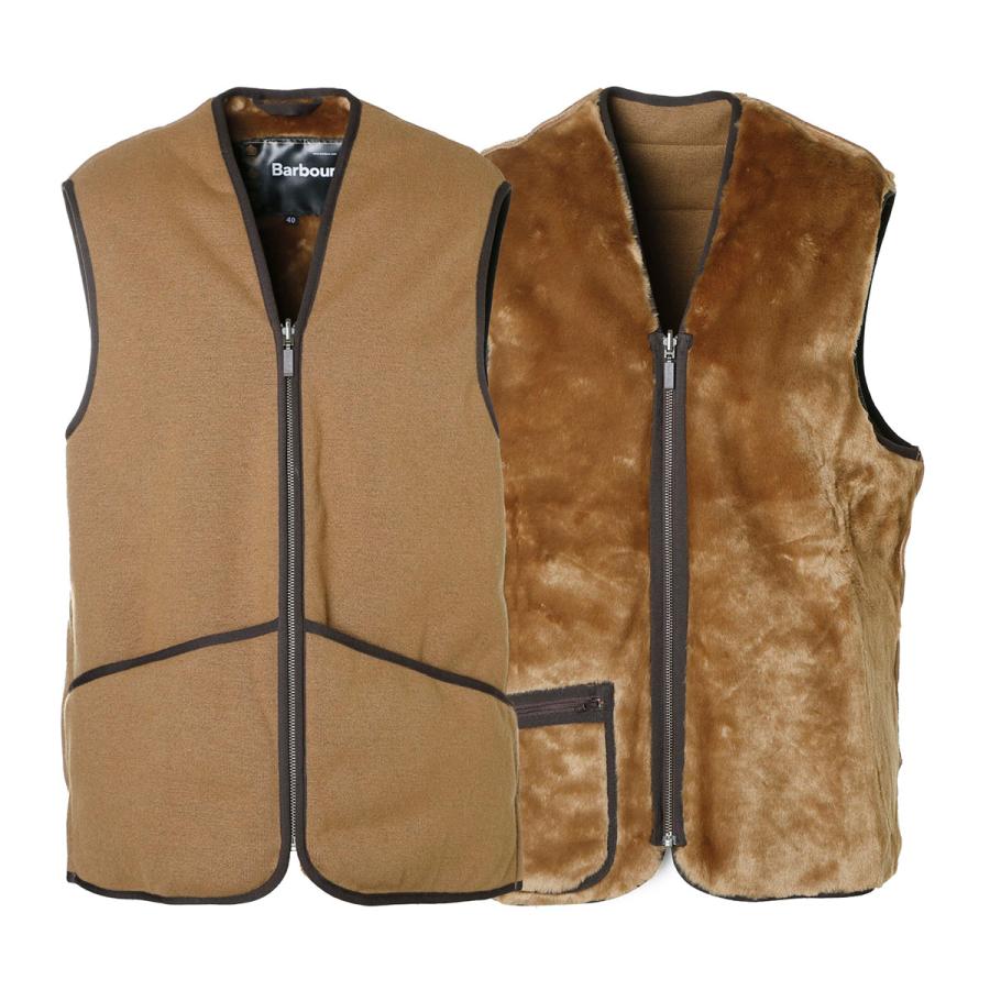 バブアー Barbour ベスト WARM PILE WAISTCOAT ZIP-IN LINER ジレ ...