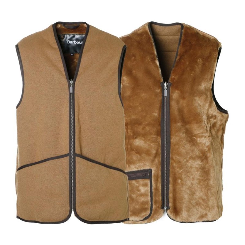 バブアー Barbour ベスト WARM PILE WAISTCOAT ZIP-IN LINER ジレ