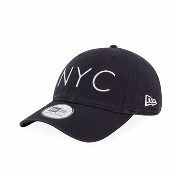 NEW ERA 男女 CASUAL CLASSIC ESSENTIAL NYC 海軍藍 NE70609984