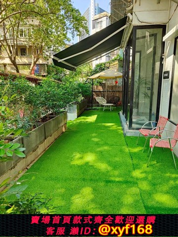 {可打統編 保固一年}綠色彷真草坪地毯幼兒園草坪墊子人工戶外假草坪人造塑料草皮裝飾