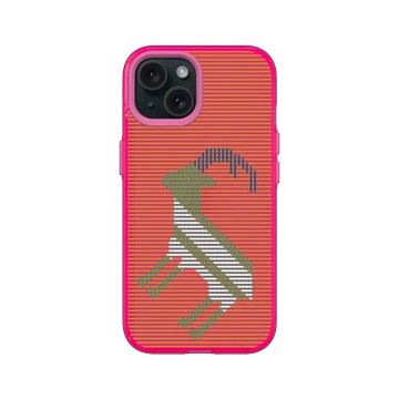 iPhone 15 JellyTint 粉漾桃 - None - 鄂氏牛羚 - 線條版