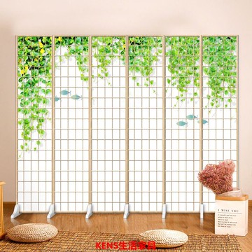 免運 公司貨 開立發票屏風 隔斷屏風 客廳屏風 背景墻屏風 定制日式和風布藝格子客廳料理店布景折疊屏風隔斷移動遮擋飯店酒特惠/快速出貨