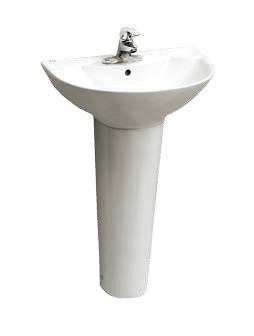 INAX長柱面盆/不含水龍頭/AL-288VFC-TW + L-288VD-TW