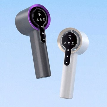 智能高速手持風扇F17 深灰紫