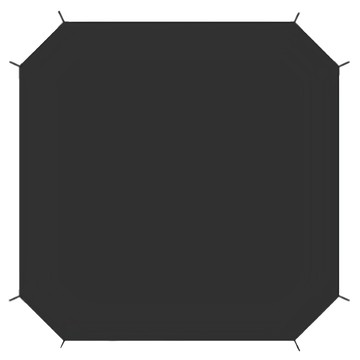 ShineTrip 山趣 穹頂天幕2.0升級款配件 地墊  410 x 410 x 1cm  黑色