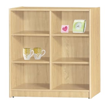 文創集 康永3尺開放六格書櫃(四色可選)-90x30x92cm免組