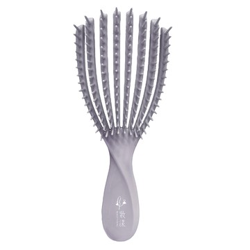 BEAUTYOUNG 妝漾 3D MINI髮根蓬蓬梳 紫色 輕巧好攜帶  1個
