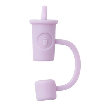 Oolab 良杯製所 杯款 細 吸管蓋 霧紫  1個  1個