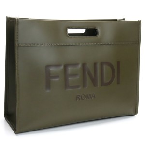 FENDI フェンディ 7VA480 トートバッグ カーキ メンズ