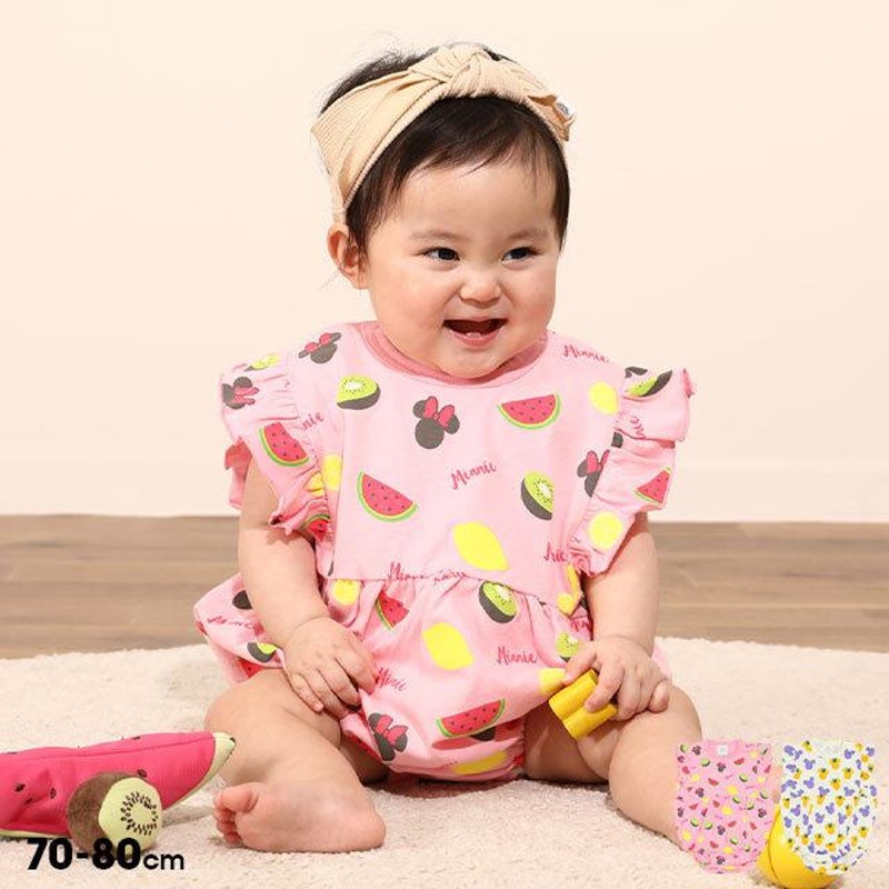 子供服 ロンパース フリル袖 総柄 ぽってり ディズニー 6308b Off Sale ベビードール Babydoll ベビーサイズ 女の子 Disney 通販 Lineポイント最大0 5 Get Lineショッピング