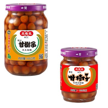 (低消$150出貨) 高慶泉 甘樹子 430g / 135g
