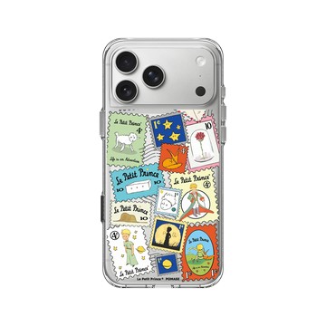 iPhone 17 Pro Max Clear Case（相機按鈕） 透明 - Le Petit Prince 小王子 - 小王子限量郵票