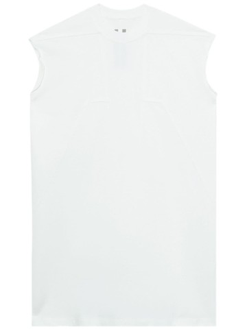 Rick Owens - Splintered Tarp cotton tank top - men - Cotton - XL - White