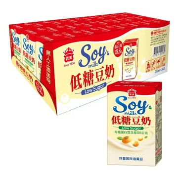 【現貨】義美 低糖豆奶 250毫升 X 24入