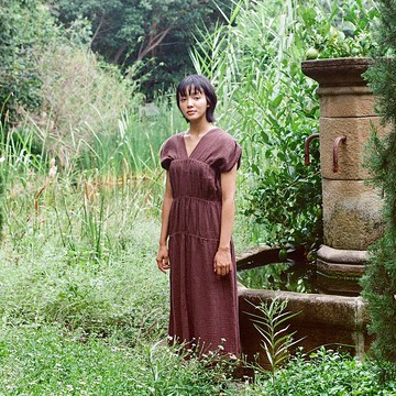 Mulmul 深棕色綁繩洋裝