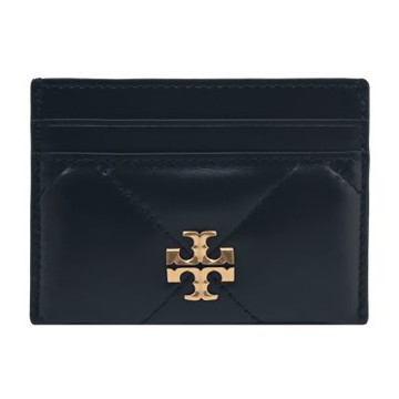 TORY BURCH KIRA 菱格紋卡片夾 (黑色)
