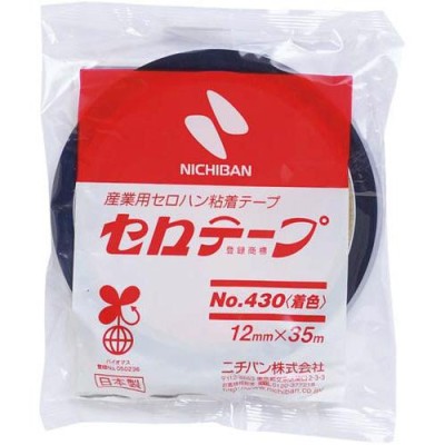 ニチバン セロテープ 着色 NO.430 12mmx35m 青 4304-12 | LINEショッピング