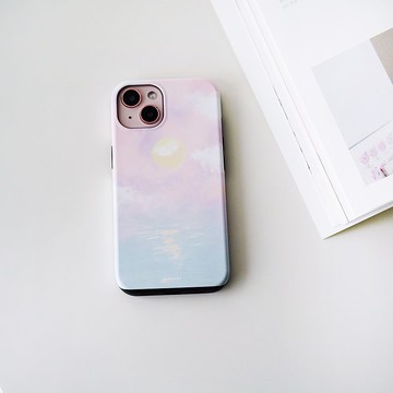 【FITZORY】風景系列 - 粉紫月光 | iPhone殼