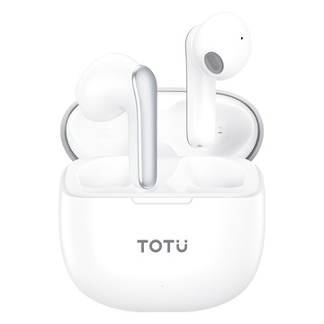 TOTU 拓途 TWS真無線藍牙耳機 高性能藍牙5.3晶片 HiFi發聲單元 13mm鋼環振膜大動圈  BE-12-7-TWS  霧面磨砂銀色
