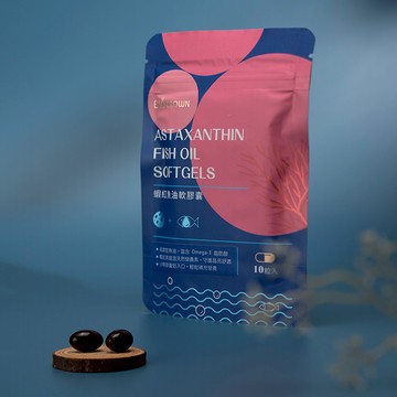晶亮守護 蝦紅魚油軟膠囊(10粒/包)