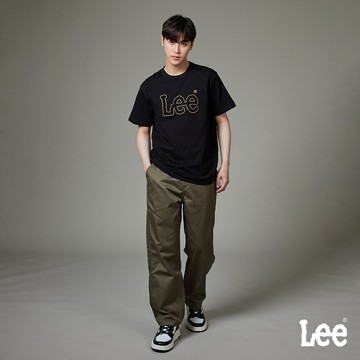 Lee 腰帶設計休閒褲 男 軍綠 LB420006ANL