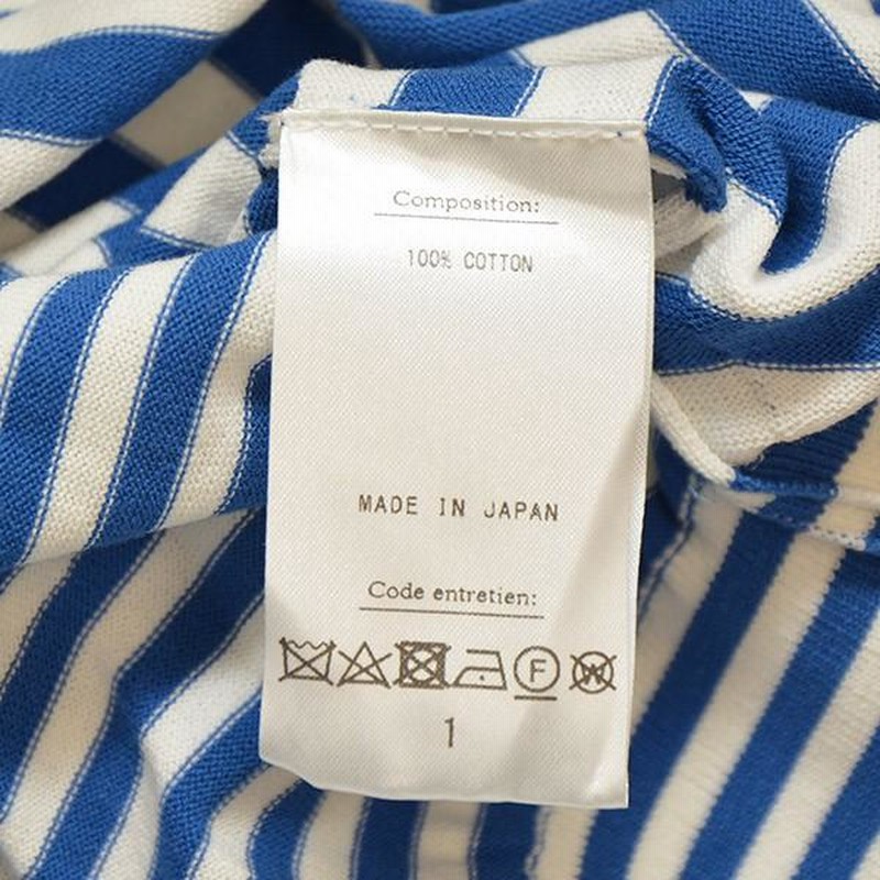 ヘリル HERILL White Linen Border ボーダーニット ニット・セーター