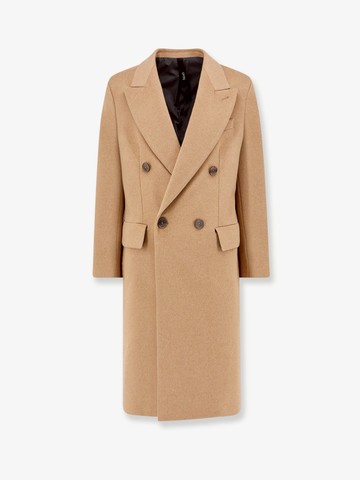 Cashmere coat with satin lining - HEVO - gender_Man