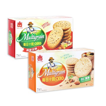 【蝦皮直營】義美 每日十穀養生餅 171g