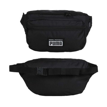 PUMA ACADEMY腰包-臀包 側背包 斜背包 肩背包 07913401 黑白