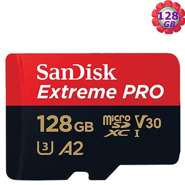 SanDisk 128GB 128G microSD【200MB/s Extreme Pro】microSDXC micro SD SDXC 4K U3 A2 V30手機記憶卡｜滿額領券最高現折$220