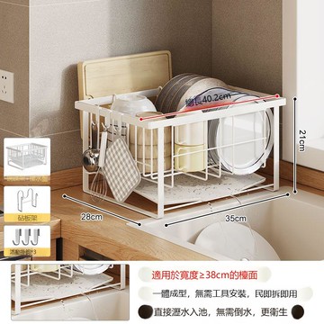 瀝水碗架水槽廚房置物架家用多功能瀝水架家居桌面碗碟刀筷收納架 y806