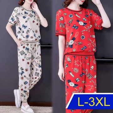 【韓國K.W.】KQN4074百變造型涼爽運動休閒套裝(涼感/造型/流行/亞麻/套裝)