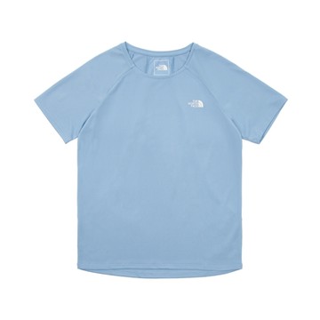 The North Face 北臉 上衣 女款 短袖上衣 運動 W REAXION SS TEE 2.0 藍 NF0A8825QEO