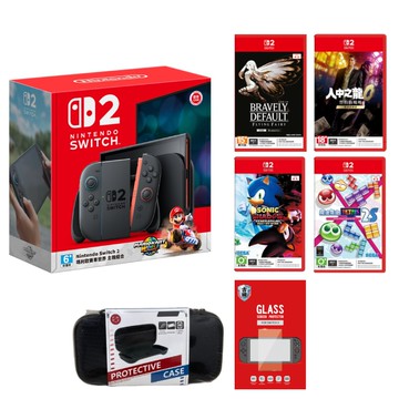 【Nintendo 任天堂】Switch 2 NS2 瑪利歐賽車世界同捆主機+NS2精選遊戲*1 組合