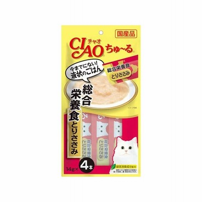 いなば CIAO ちゅーる総合栄養食 とりささみ 14g×4本