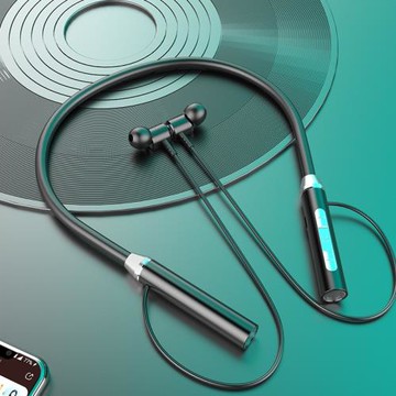 無線運動藍牙耳機掛脖式入耳重低音頸掛式帶插卡男女運動跑步耳機