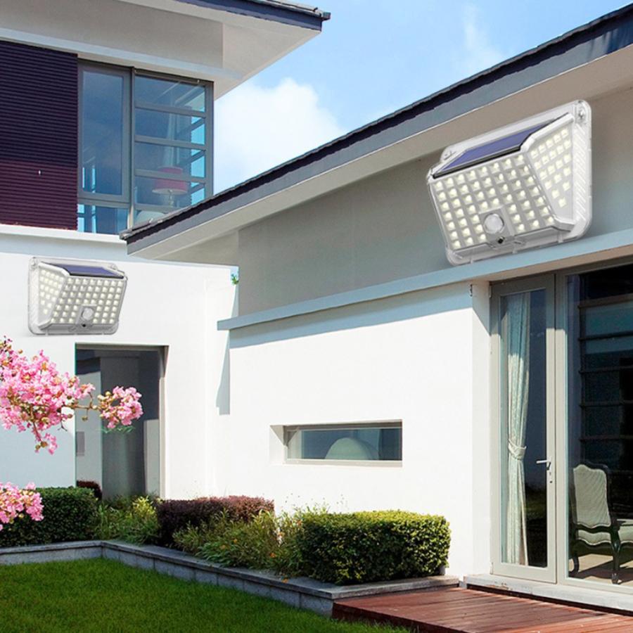 ソーラーライトモーションセンサーライトウォールランプ屋外壁取り付け用燭台LED電球 通販 LINEポイント最大0.5%GET LINEショッピング