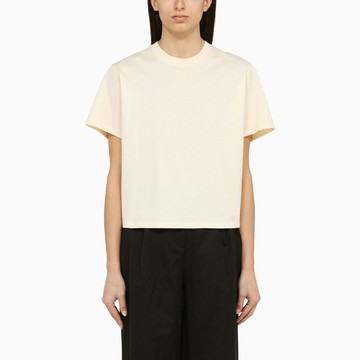 Ivory crew-neck t-shirt