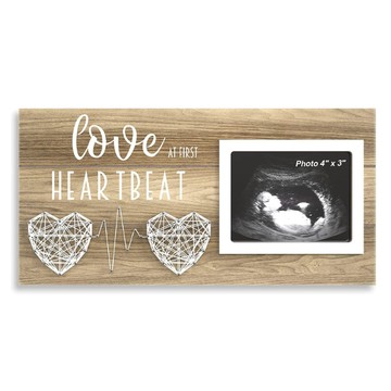 【新手媽媽】Baby Sonogram 超音波照片木製相框  -懷孕公告創意- 新生兒嬰兒性別派對禮物 - 準媽媽 新手媽媽 紀念禮物