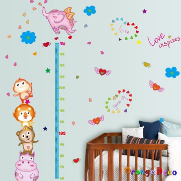 【橘果設計】身高尺 壁貼 牆貼 壁紙 DIY組合裝飾佈置