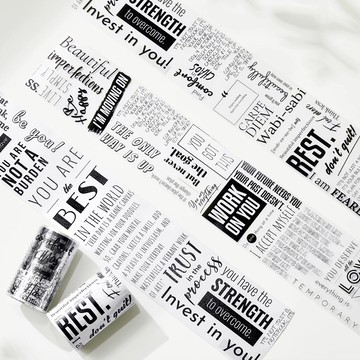 隨筆漫談 PET紙膠帶 和紙膠帶 5米卷