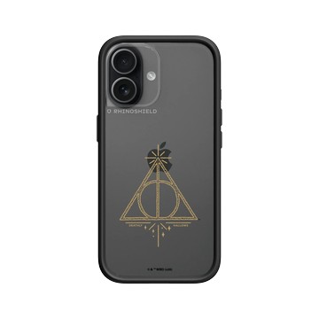 iPhone 17 Mod NX -邊框背蓋組合 (相機按鈕) 黑 - 哈利波特 Harry Potter - 圖騰系列：死神的聖物