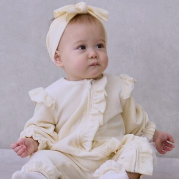 petit main 品牌旗艦店 荷葉邊連身衣 【日本直接出貨】